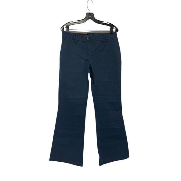 Boden Pants - Boden Womens Pants chinos Blue UK 14 US 10 Bootcut Leg Stretch Flat Front NWT